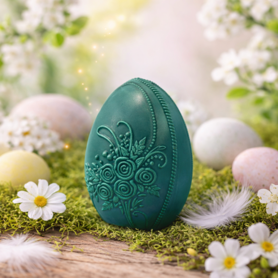 Silikonski kalup za svijeće - jaje 